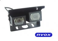 NVOX GDB202D Samochodowa metalowa podwójna kamera cofania z noktowizją - NVOX GDB202D