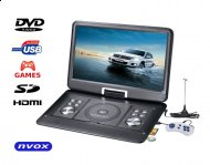 NVOX PD1558 VGA Przenośny odtwarzacz DVD LCD 15" cali HDMI USB SD GRY 12V 230V - NVOX PD1558