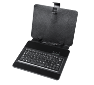 Pokrowiec uniwersalny do tabletów 9.7 cala z klawiatura mini USB - KOM0468