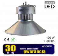 LAMPA PRZEMYSŁOWA LED 100W HIGH BAY COB 6000K ZIMNA 10 000LM - INOXX HB100W 6000K CE FS