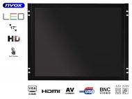 Monitor dotykowy open frame LED 17" VGA HDMI BNC AV12V 230V - NVOX OP1700VHT