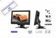 NVOX MPC728H Monitor samochodowy lub wolnostojący LCD 7" cali LED HD HDMI VGA AV 12V 230V - NVOX MPC728H