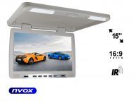 Monitor podwieszany podsufitowy LCD 15" cali LED IR AV - NVOX VRF154 GR