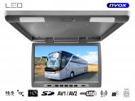 Monitor podwieszany podsufitowy LCD 19" cali LED FM IR USB SD - NVOX RF1980U GR
