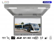 NVOX RF2090U GR Monitor podwieszany podsufitowy LCD 20" cali LED IR FM USB SD - NVOX RF2090U GR