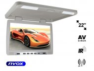 Monitor podwieszany podsufitowy LCD 22" cale LED IR FM VGA - NVOX RF2289 GR