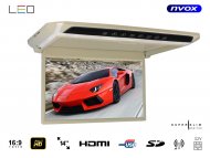 Monitor podwieszany podsufitowy LED 14" HD HDMI USB SD AV FM 12V - NVOX RFVT1405 BE