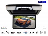 NVOX RFVT1410D BLACK Monitor samochodowy podwieszany podsufitowy LCD 14" HD DVD USB SD IR FM GRY 12V - NVOX RFVT1410D BLACK