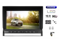 NVOX HM 940 QUAD Monitor samochodowy lub wolnostojący LCD 9" cali HD cofania obsługa 4 kamer 12V - 24V - NVOX HM 940 QUAD