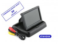 NVOX RM403 monitor samochodowy cofania lub wolnostojący LCD 4,3" cala AV 12V - NVOX RM403