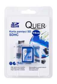 Karta pamięci SD 16GB SDHC Quer - PLY1186