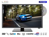 Telewizor LED 19" z DVD DVB-T/C MPEG-4/2 USB HDMI VGA 12V 24V 230V - NVOX 19C510DB