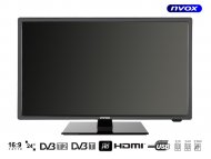 Telewizor LED 24'' z DVB-T/T2 MPEG-4/2 USBx2 HDMIx2 12V 24V 230V - NVOX 24C510FHB