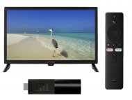 Telewizor NVOX digital HDTV LED 24" z tunerem DVBT/T2 HEVC/H.265 12/24/230V + XIAOMI MI STICK SMART - 24C510FHB2 DVBT2 23.6" Full HD + XIAOMI MI TV STICK FULL HD 1GB