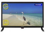 Telewizor NVOX digital HDTV LED 24" z tunerem DVBT/T2 HEVC/H.265 12/24/230V - 24C510FHB2 DVBT2 23.6" Full HD