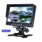 (1) Zestaw Monitor samochodowy LCD 7" cofania obsługa 4 kamer 4 Samochodowe kamery cofania oraz 4 kable 4PIN o długości 10m - NVOX HM740QUAD-GDB2094-4PIN10m