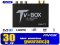 (1) Samochodowy tuner telewizji cyfrowej DVBT/T2 HEVC/H.265 USB HDMI AV - NVOX DVB267HD 2ANT