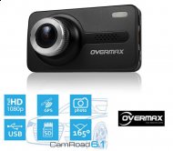 OVERMAX CamRoad-6.1 Black Kamera rejestrator trasy samochodowy Full HD z GPS - OVERMAX CamRoad-6.1 Black