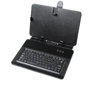Pokrowiec uniwersalny do tabletów 10.1 cala z klawiatura mini USB - KOM0469