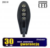 LAMPA PRZEMYSŁOWA LED LATARNIA ULICZNA 200W IP65 20 000 LM ZMINA 6000K - INOXX SL-013-200W 6000K FS
