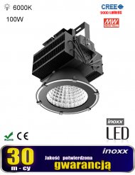 INOXX HB-100W 6000K MEAN CRE FS Lampa przemysłowa LED zimna High Bay 100W 6000-6500K 9000LM - INOXX HB-100W 6000K MEAN CRE FS