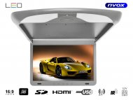 Monitor podwieszany podsufitowy LCD 17" cali LED FULL HD HDMI USB SD IR FM - NVOX RF1738 IR FM HDMI GREY
