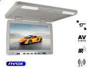 Monitor podwieszany podsufitowy LCD 17" cali LED IR FM - NVOX RF1790 GR