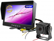 Monitor samochodowy  LCD 7" 4PIN 12V 24V oraz 1 kamera - NVOX HM 6072-S DUAL 4PIN