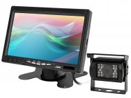 Monitor samochodowy LCD 7" kamera z diodami IR i czujnikami parkowania - NVOX HM608P-S PARK