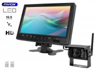 Monitor samochodowy LCD 9" 12/24V oraz kamera noktowizyjna - NVOX HM610WI-S 9" ANALOG