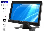 Monitor zagłówkowy lub wolnostojący LCD 7" cali HD AV VGA z RAMKĄ 12V - NVOX HM 716VF