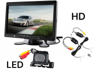 NVOX HM 716 HD monitor zagłówkowy lub wolnostojący LCD 7" z kamerą cofania oraz moduł bezprzewodowy - NVOX HM 716 HD + C10WI + CM39
