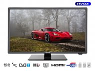 Telewizor LED 19" DVB-T/C USB HDMI VGA MPEG-4/2 12V 24V 230V - NVOX 19C510B