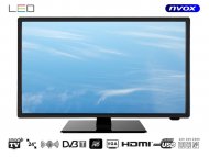 Telewizor LED 24'' z SMART DVB-T/T2 MPEG-4/2 USBx2 HDMIx2 12V 24V 230V - NVOX 24C510FSMA