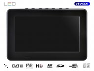 Telewizor LED 7" USB SD AV-in PVR DVB-T/T2 MPEG-4/2 12V 230V - NVOX DVB7T