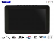 Telewizor LED 9" USB SD AV-in PVR DVB-T/T2 MPEG-4/2 12V 230V - NVOX DVB9T