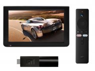 Telewizor przenośny turystyczny samochodowy LED 10" + XIAOMI MI STICK SMART - NVOX DVB10T + XIAOMI MI TV STICK FULL HD 1GB