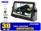 (4) Monitor rejestrator samochodowy LCD 7" AHD z obsługą 4 bezprzewodowych kamer 12V 24V - NVOX AHM6084WI-R-S 7" QUAD DIGITAL