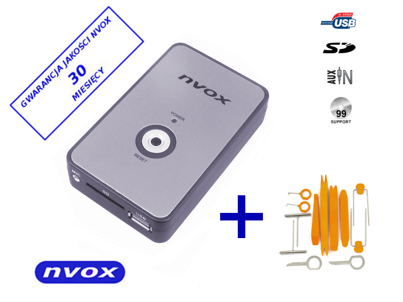 NVOX NV1080A CHRYSLER 8PIN Zmieniarka cyfrowa emulator MP3